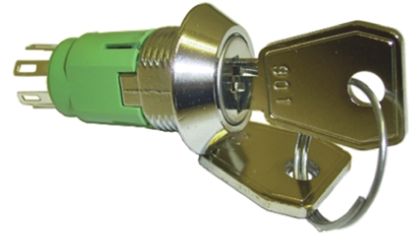 Interruptor llave,trapezoid,misma llave