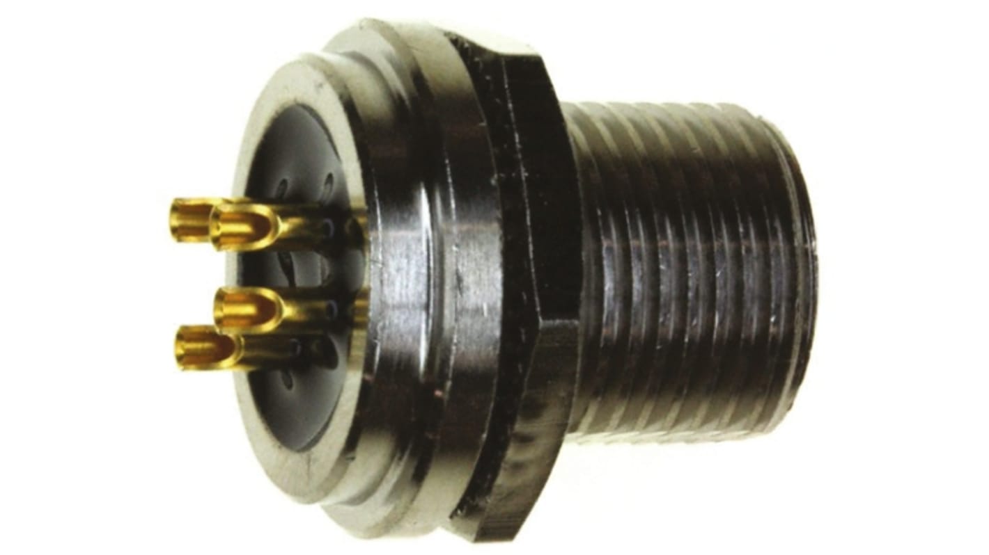 Switchcraft Circular Connector, 4 Contacts, Panel Mount, Plug, Male, IP66, IP68, MINI-CON-X Series