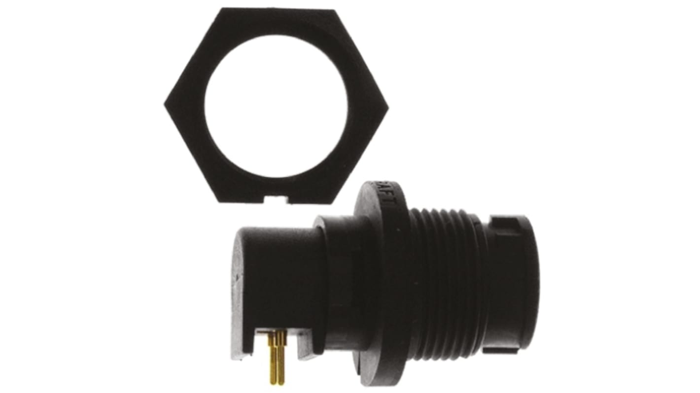 Switchcraft Circular Connector, 2 Contacts, Panel Mount, Plug, Female, IP68, IP69K, EN3 Series