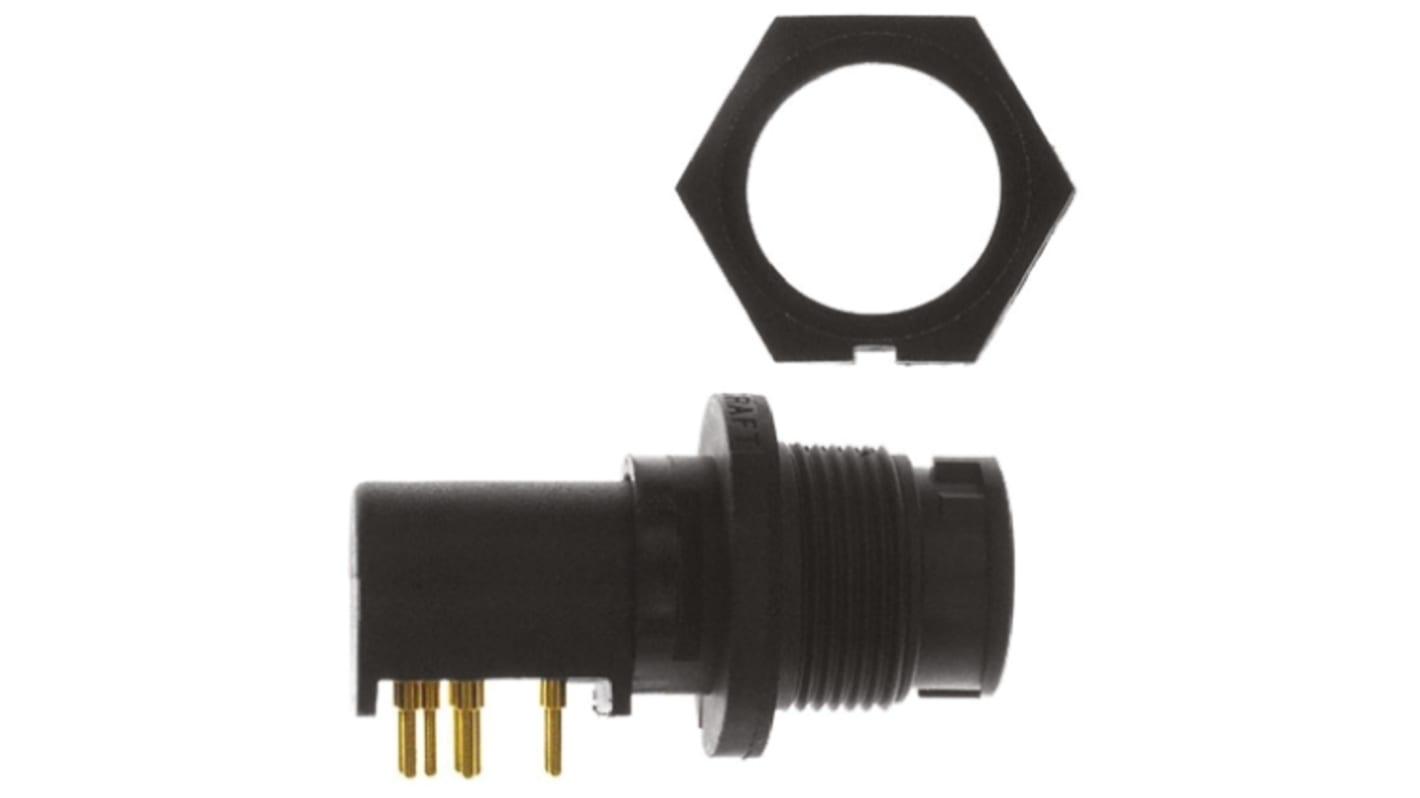 Switchcraft Connector, 8 Contacts, Panel Mount, Plug, Male, IP66, IP68, EN3 Series
