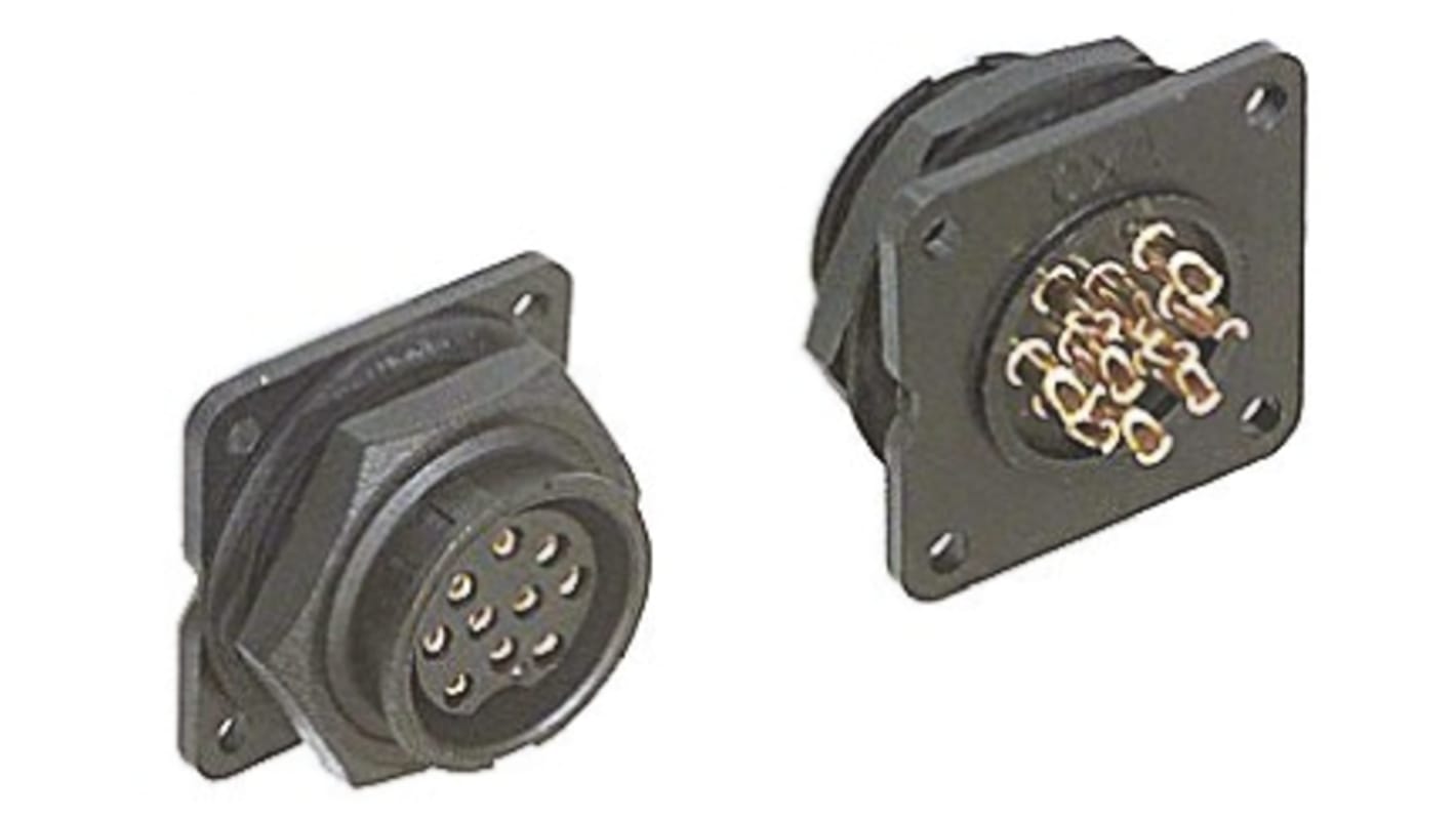 Switchcraft Circular Connector, 10 Contacts, Panel Mount, Socket, Female, IP67, MAXI-CON-X Series
