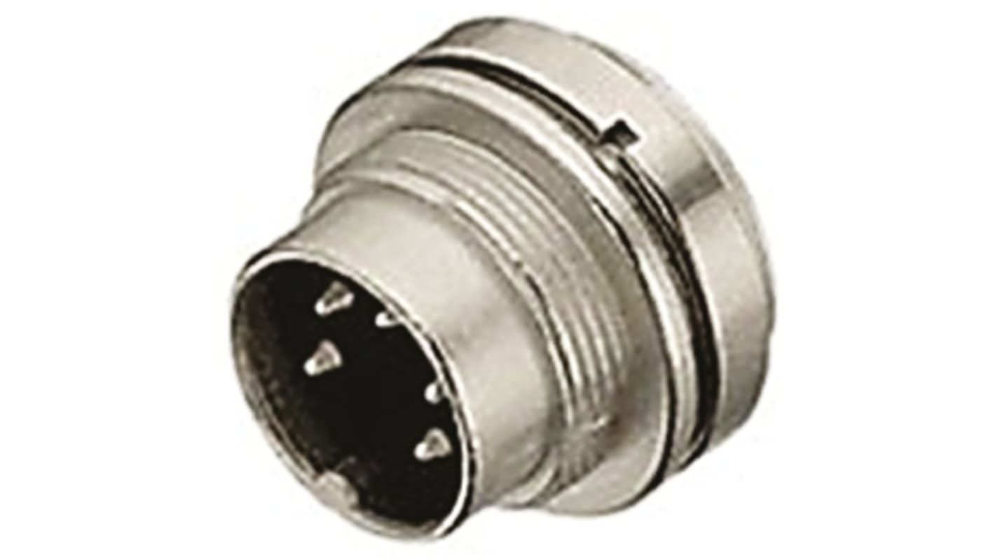 binder Circular Connector, 19 Contacts, Panel Mount, M16 Connector, Socket, Male, IP67, 723 Series