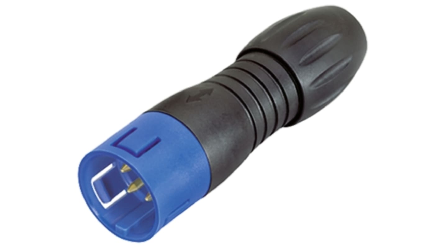 Binder Circular Connector, 12 Contacts, Cable Mount, Miniature Connector, Socket, Male, IP67, 720 Series