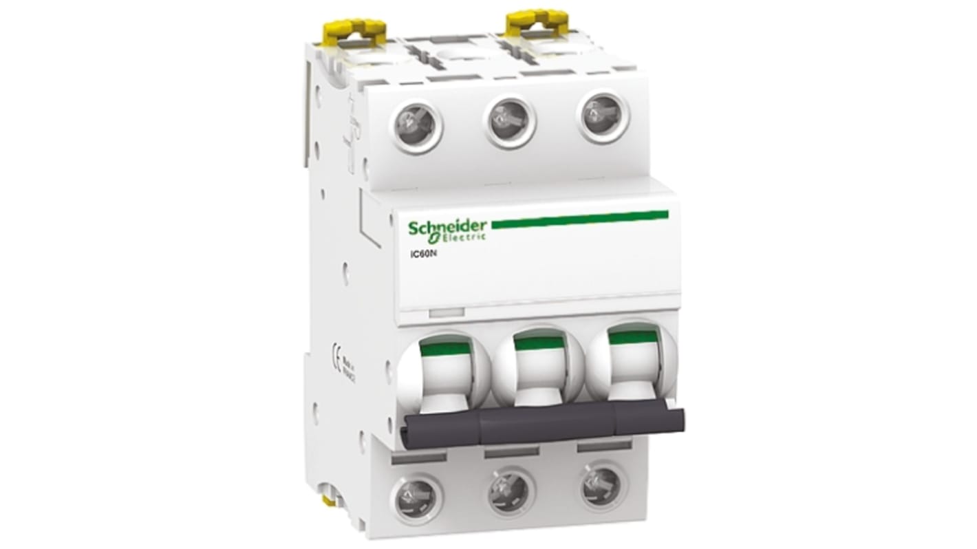 Interruttore magnetotermico Schneider Electric 3P 16A 6 kA, Tipo D