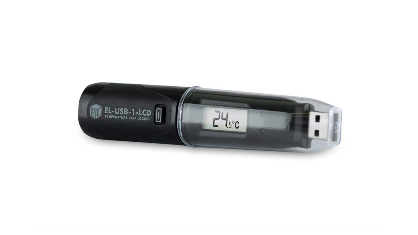 Lascar Adatnaplózó (Hőmérséklet), Temperature, bemeneti csatornák: 1, USB, 32510, akku: 1/2AA, LCD, IP67