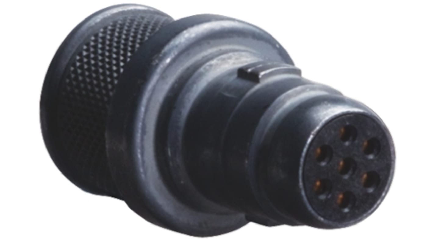 Amphenol Connector, 19 Contacts, Cable Mount, Miniature Connector, Plug, Female, IP68, SCE2 Series