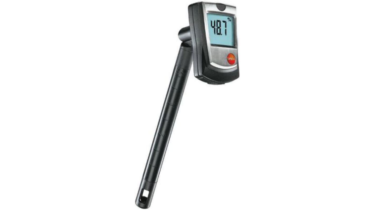 Testo 605-H1 Thermohygrometer, absolut +50°C / 95%RH, ±0,5 °C 0.1°C 0.1%RH, ISO-kalibriert