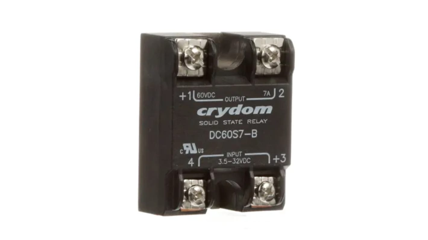 DC60S7B Sensata Crydom DC60 Series Solid State Relay, 7 A Load