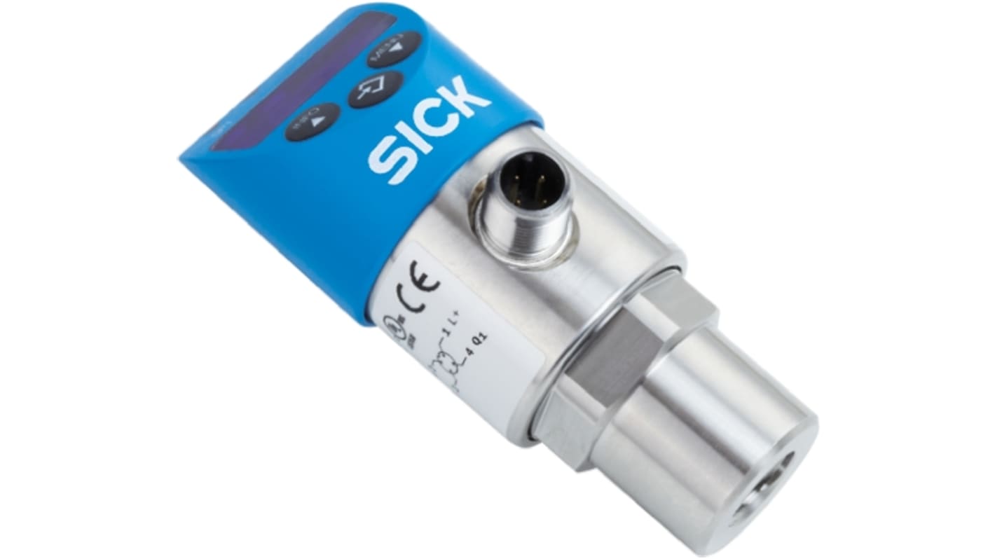 Capteur de pression Sick, Relative 10bar max, pour Liquide, gaz, G1/4