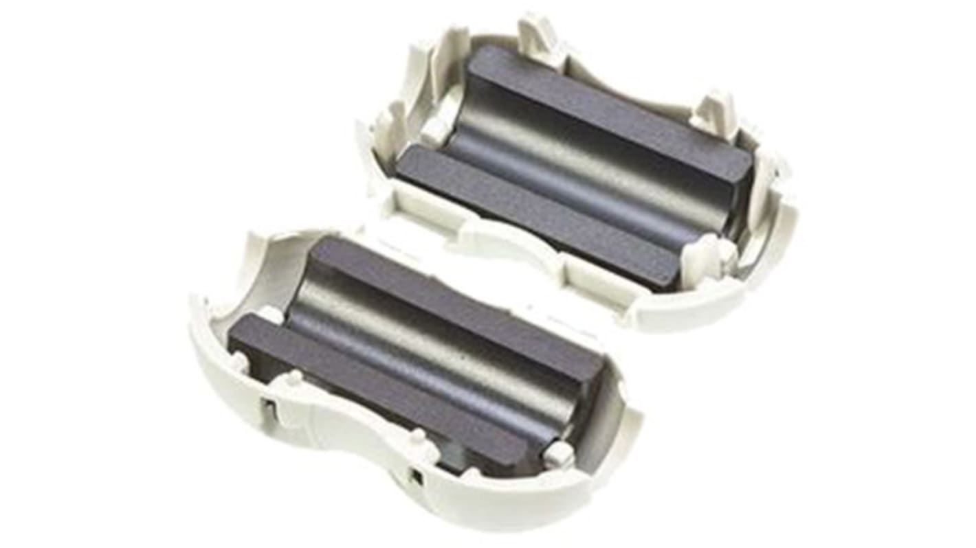 Wurth Elektronik Openable Ferrite Sleeve, 19 x 19 x 30.3mm, For EMI Suppression, Apertures: 1, Diameter 5mm