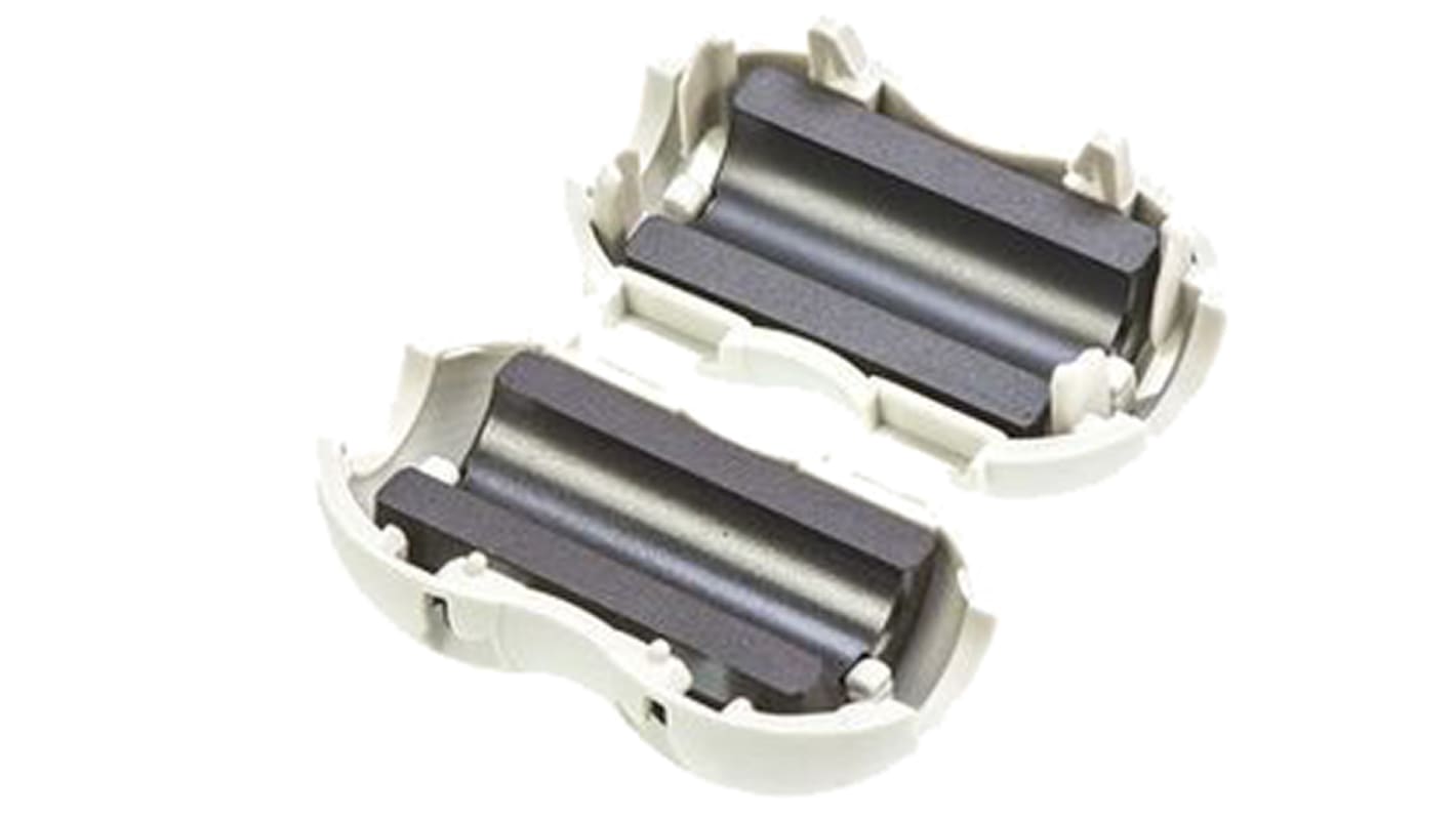 Wurth Elektronik Openable Ferrite Sleeve, 24 x 24 x 39.2mm, For EMI Suppression, Apertures: 1, Diameter 8.5mm