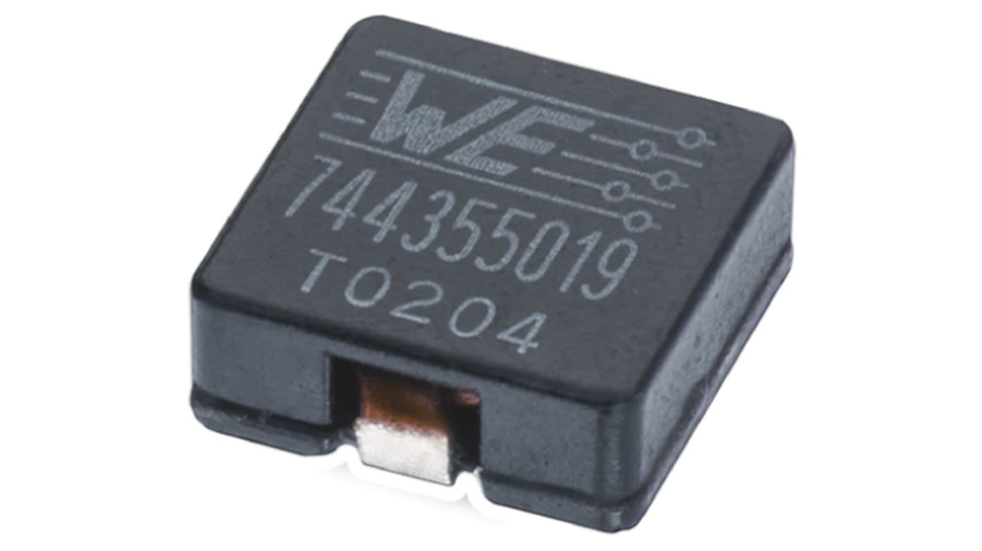 Wurth, WE-HCI, 1350 Shielded Wire-wound SMD Inductor with a WE-Perm Core, 6 μH ±20% Flat Wire Winding 9.5A Idc