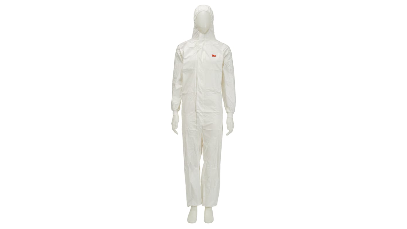 Combinaison de protection 3M, M Homme en Polyéthylène Blanc