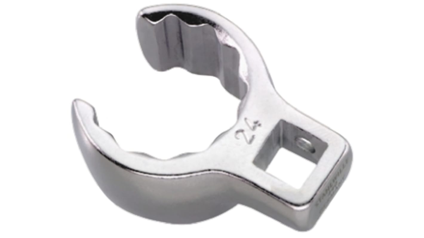 STAHLWILLE 440A Series Crow Foot Spanner Head, 9/16 in, 1/4in Insert, Chrome Finish