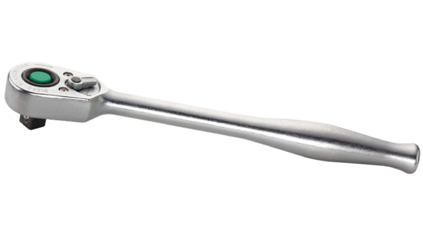 13110030 STAHLWILLE 1/2 in Socket Wrench, Square Drive With Ratchet