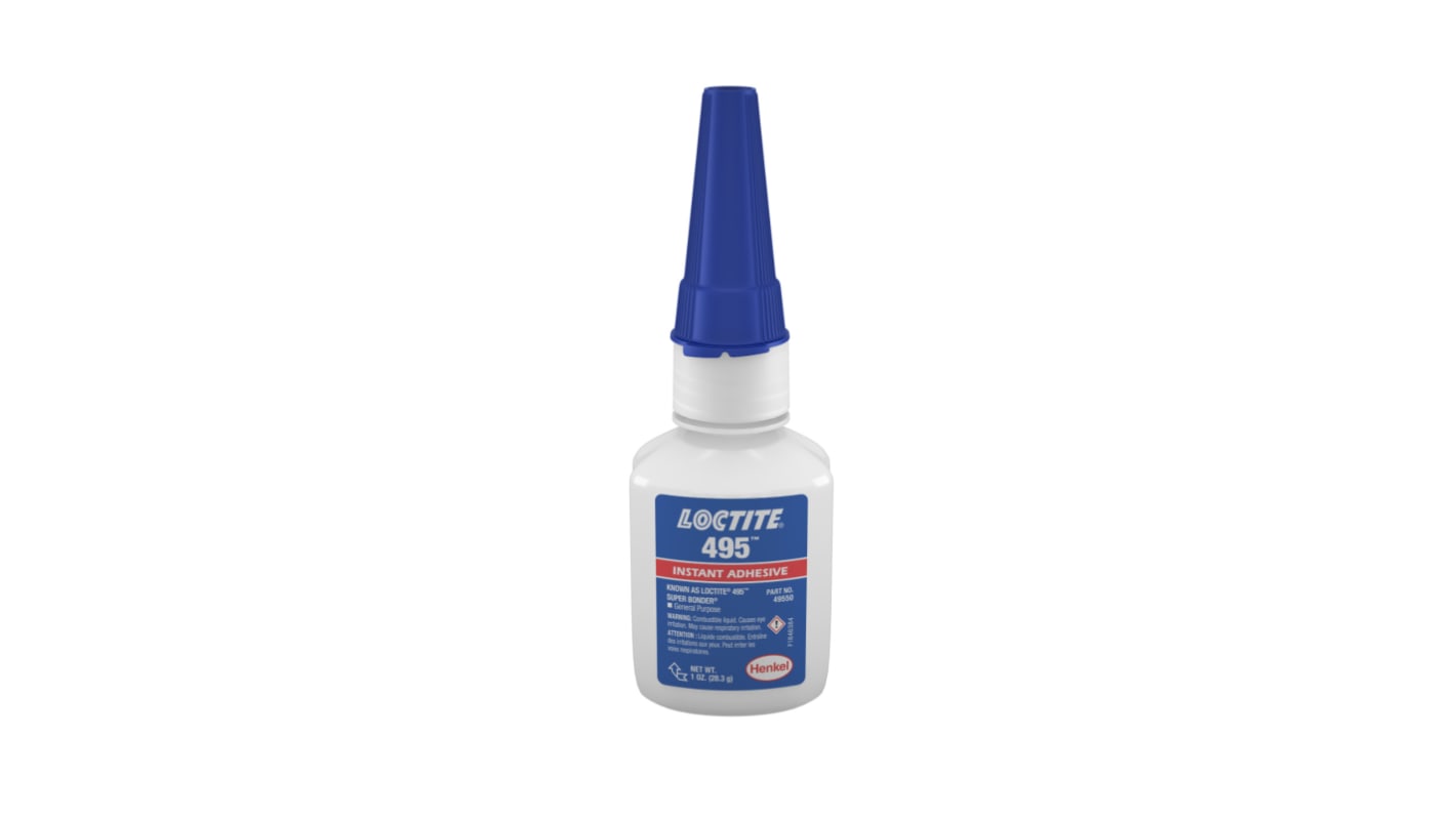 Loctite Loctite 495, col. Trasparente, Bottiglia da 20 g