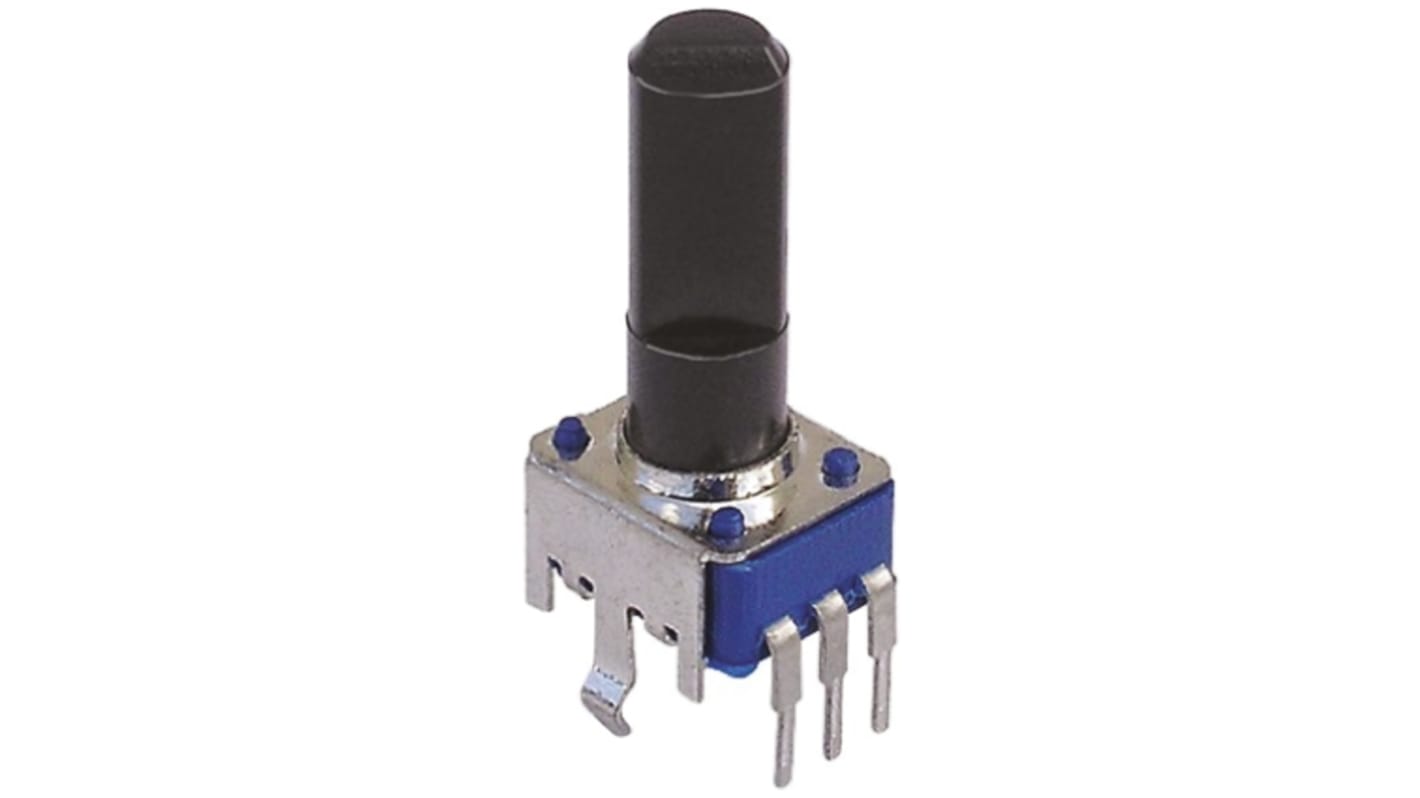 Bourns PTV09, Tafelmontage  Dreh Potentiometer 100kΩ ±20% / 0.05W , Schaft-Ø 6 mm