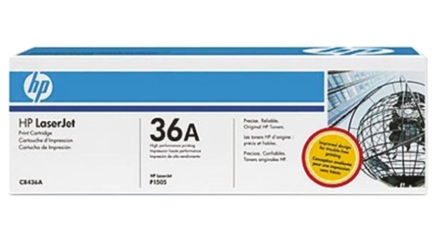 Hewlett Packard CB436A Toner Schwarz für Hewlett Packard Drucker, 2000 Seitenertrag (ca.)