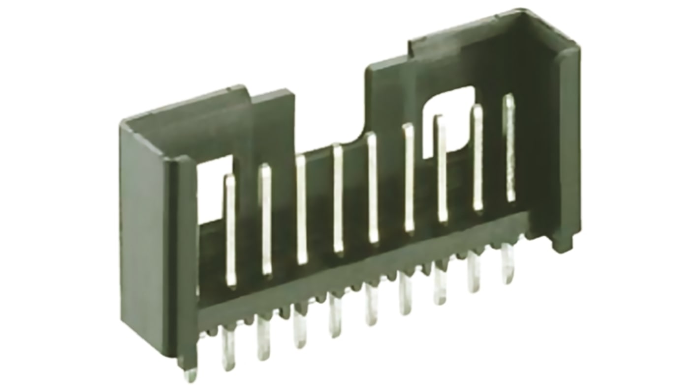 Lumberg Minimodul Series Straight Through Hole PCB Header, 6 Contact(s), 2.5mm Pitch, 1 Row(s), Shrouded