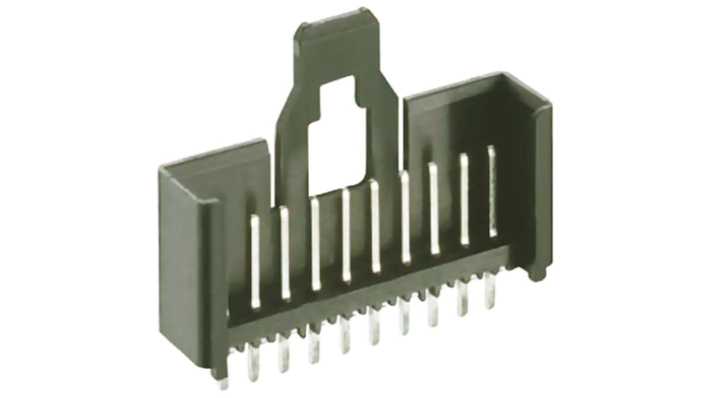 Lumberg Minimodul Series Straight Through Hole PCB Header, 11 Contact(s), 2.5mm Pitch, 1 Row(s), Shrouded