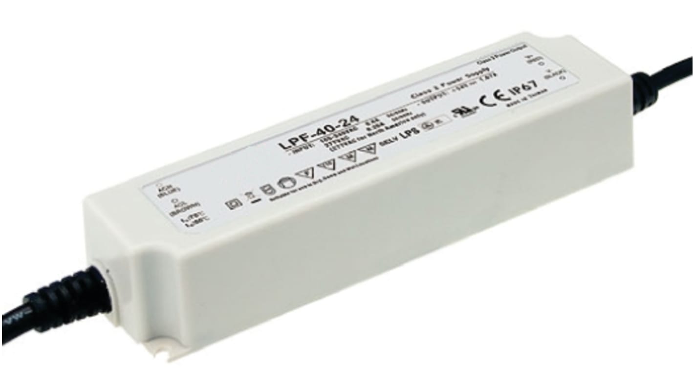 Driver LED Mean Well, 40.32W, IN 127 → 431 V dc, 90 → 305 V ac, OUT 36V, 1.12A