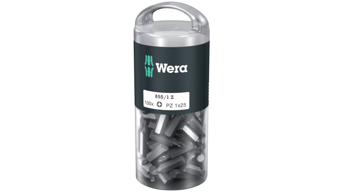 Wera Pozidriv Screwdriver Bit, PZ1 Tip