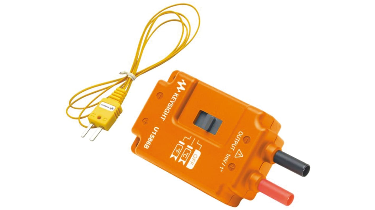 Osciloscopio de señal mixta Keysight Technologies U1586B Adaptador de Temperatura para usar con Serie U1600, U1586B