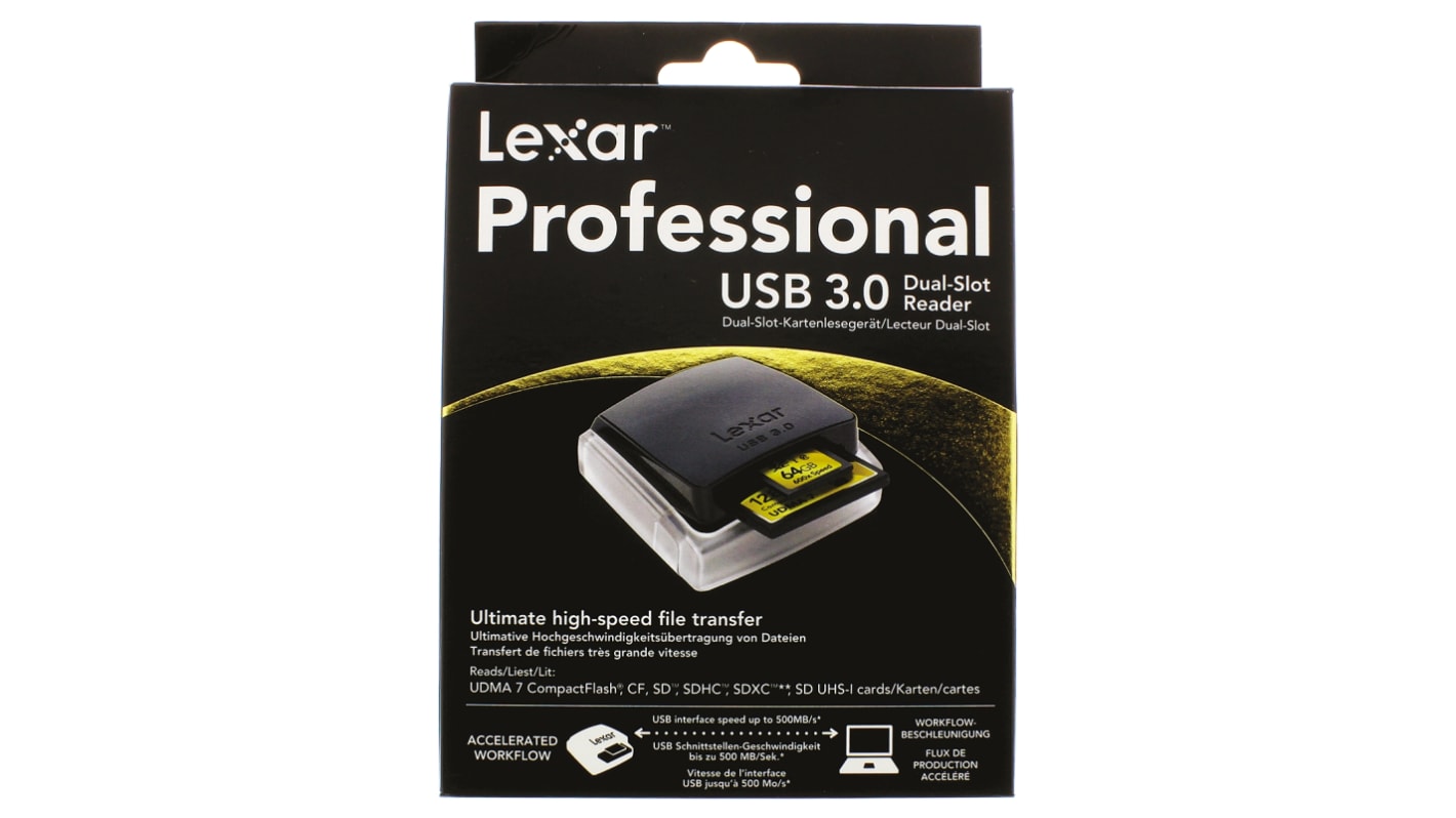 LRW300URBEU Lexar USB 3.0 External Card Reader RS