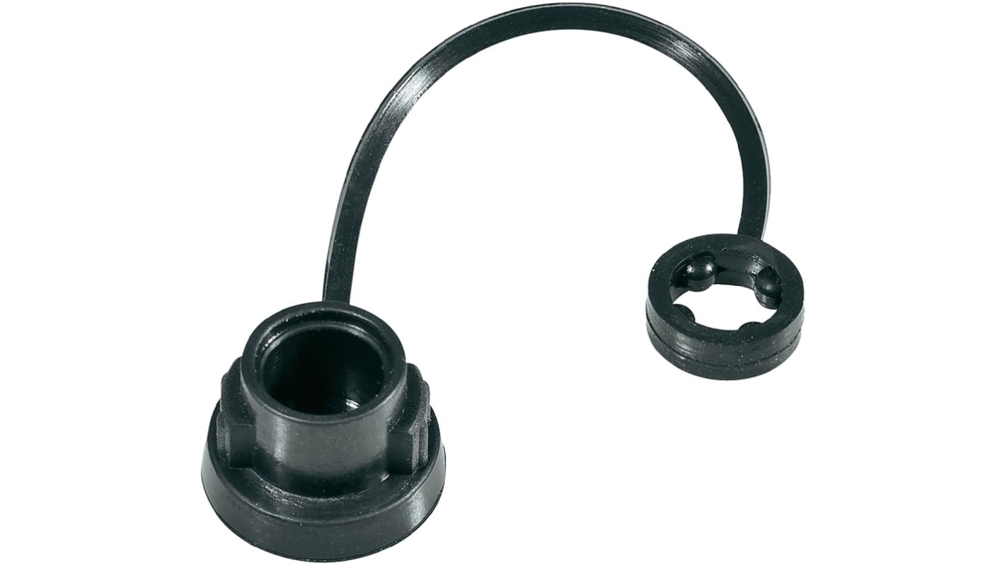 Hirose HR30 Female Dust Cap, Shell Size 6 IP67 Rated, Polymer