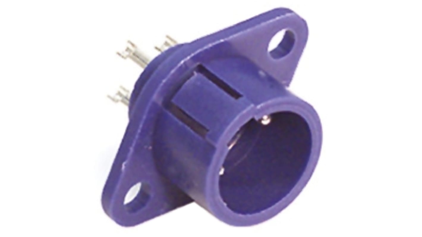 Conector circular Hirose hembra serie RPC2 de 7 vías macho, tamaño carcasa 12, Montaje en Panel