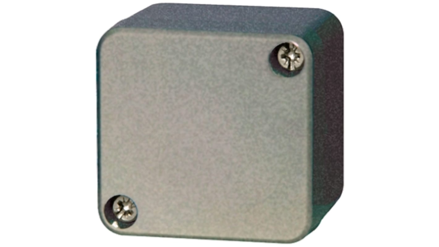 Fibox Euronord Series Natural Aluminium Enclosure, IP65, IP66, IP67, Silver Grey Lid, 50 x 45 x 31.5mm