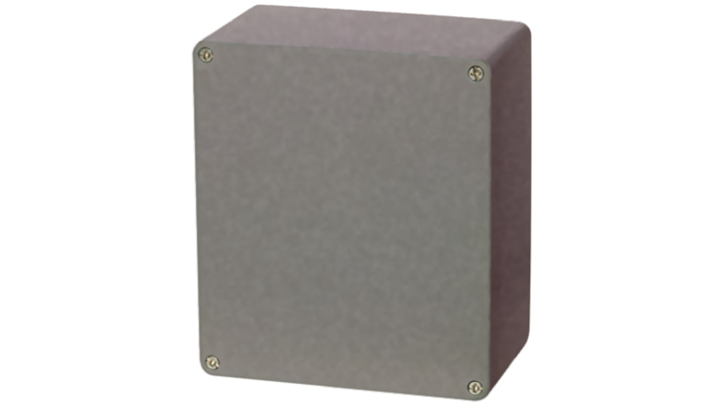 Caja Fibox de Aluminio Plateado, 230 x 200 x 180mm, IP67