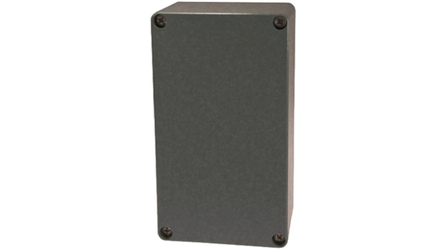 Fibox Euronord Series Unpainted Aluminium Enclosure, IP66, IP67, IP68, Unpainted Lid, 224 x 125 x 81mm