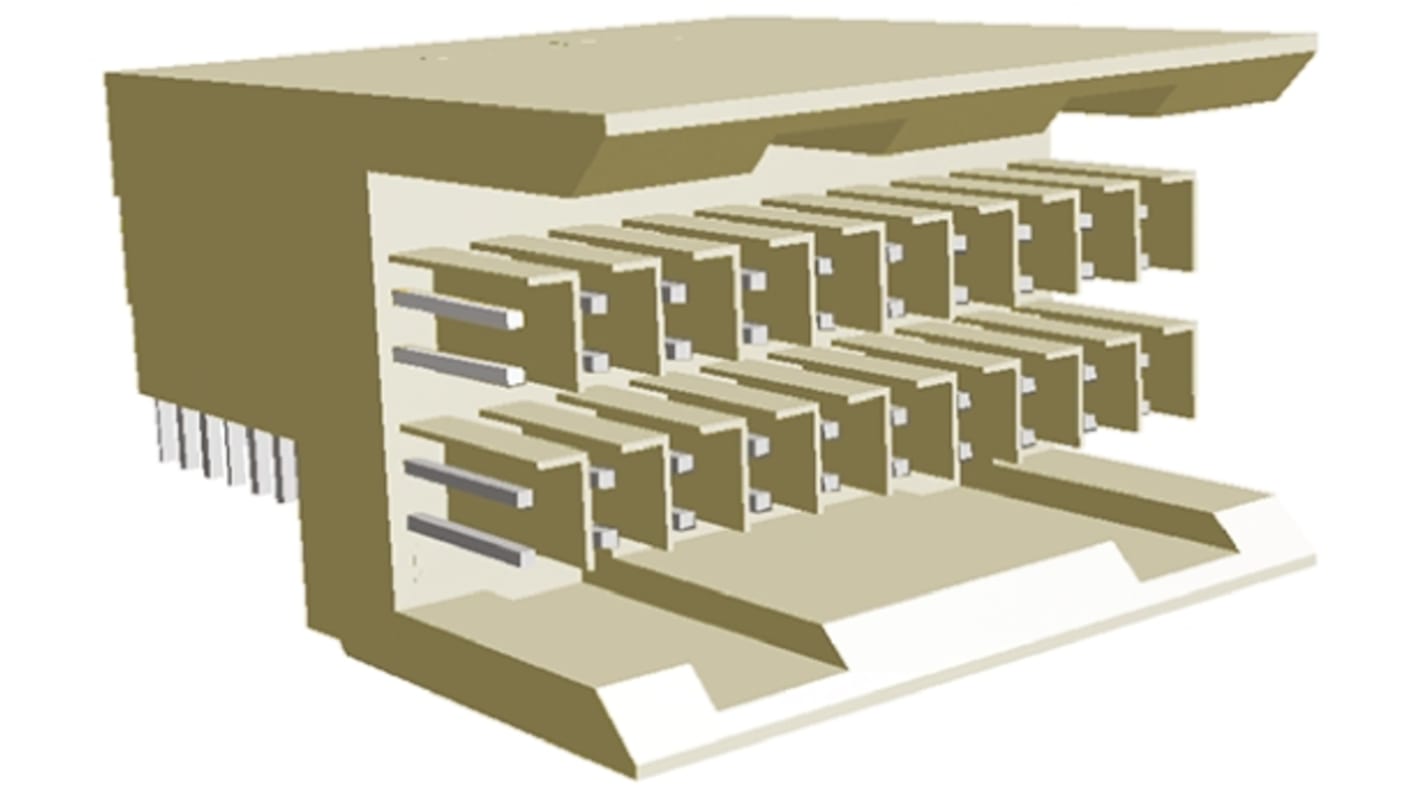 TE Connectivity Z-PACK HM-Zd Backplane-Steckverbinder Male 2-paarig, hohe Geschwindigkeit Hard Metric, 40-polig,