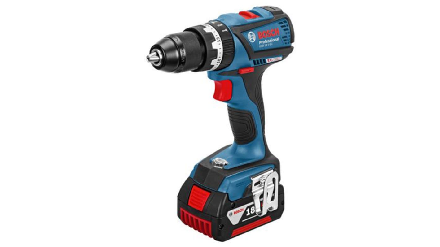 Bosch GSR 18 V-EC GSR Li-Ion Akku Bohrschrauber 18V 1900U/min 5Ah