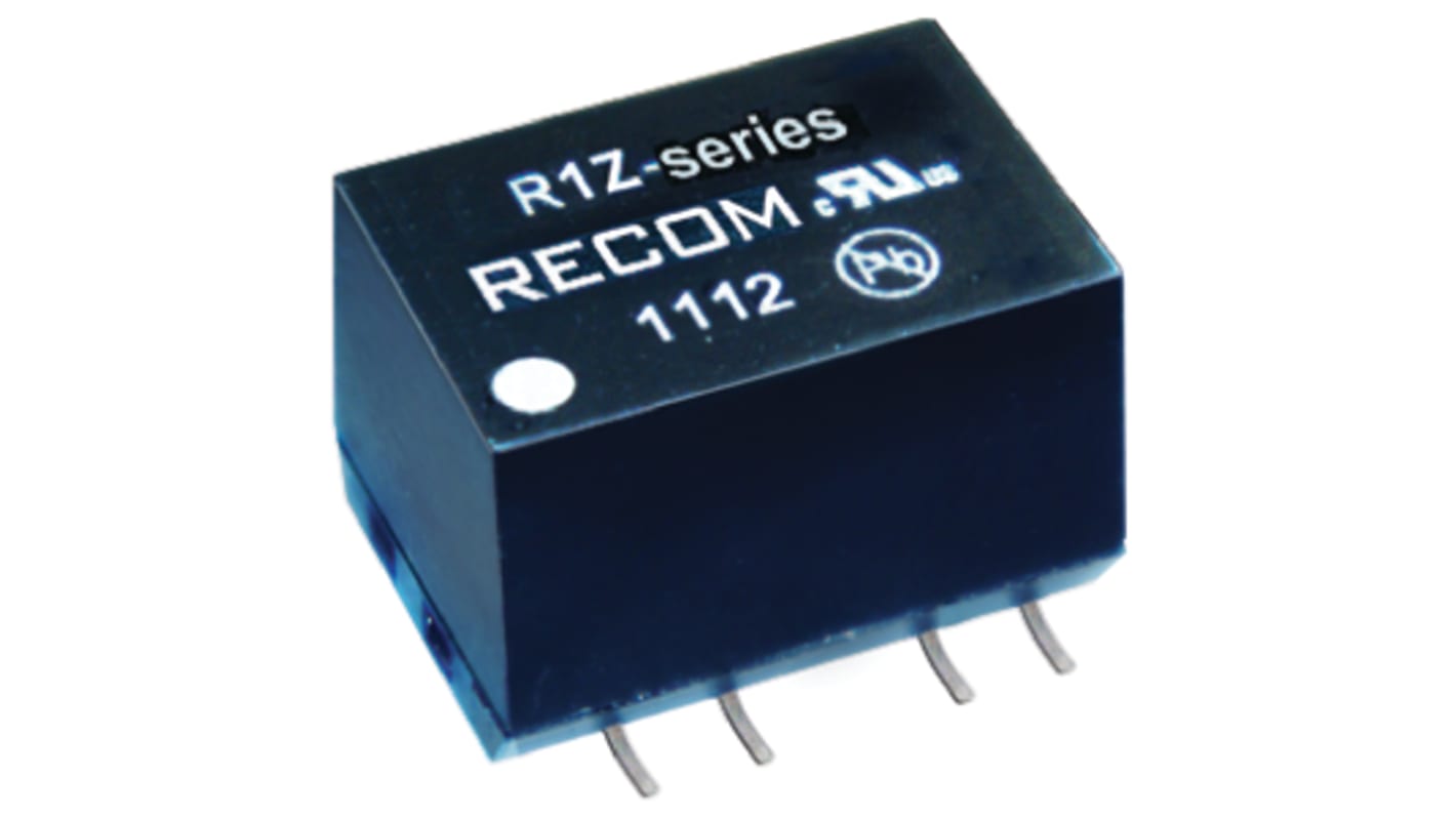 Convertisseur DC-DC Recom, R1Z, Montage en surface, 1W, 1 sortie, 5V c.c., 200mA