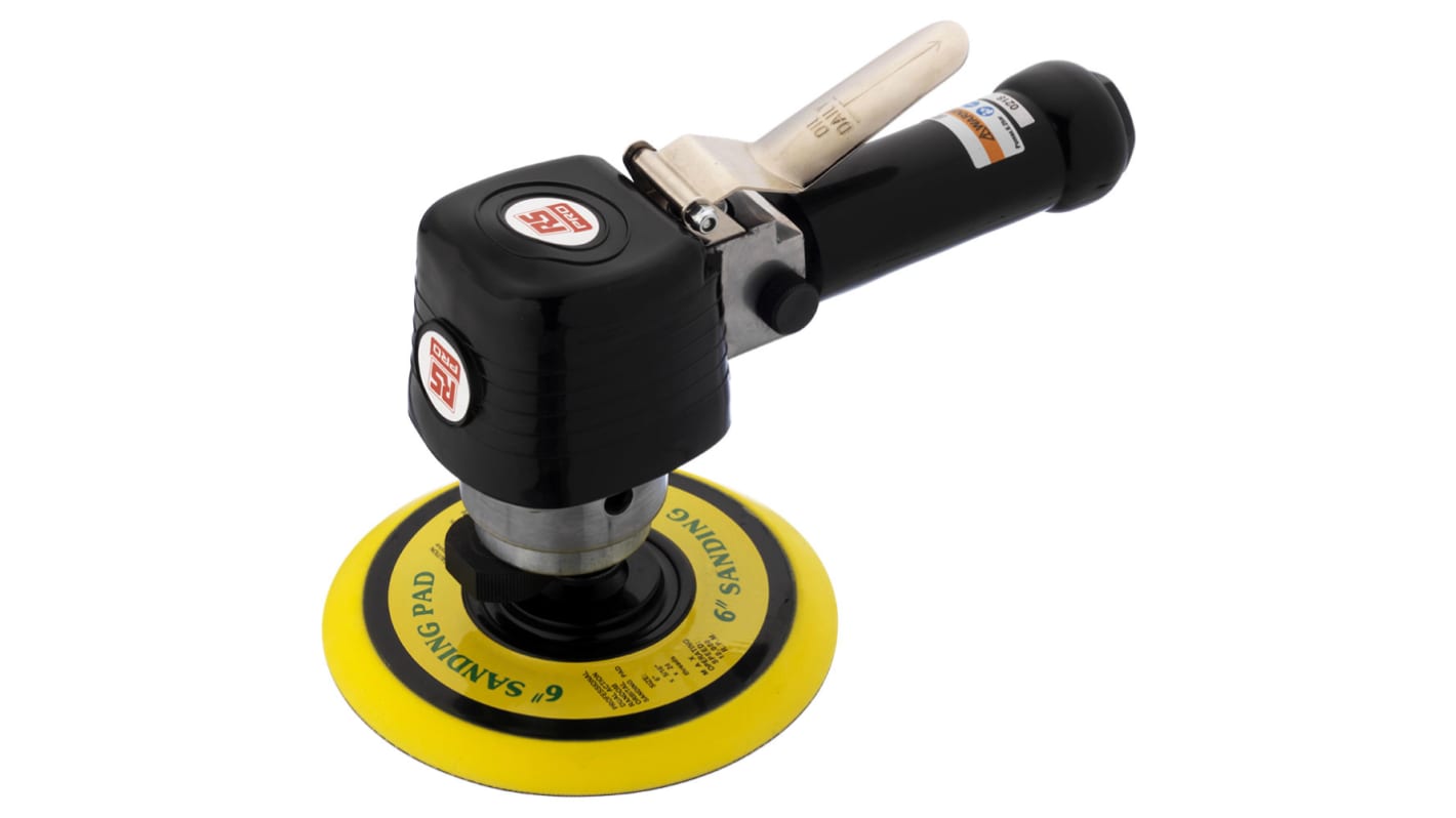 RS PRO 152mm Orbital Sander, 1/4in Air Inlet, 10000rpm