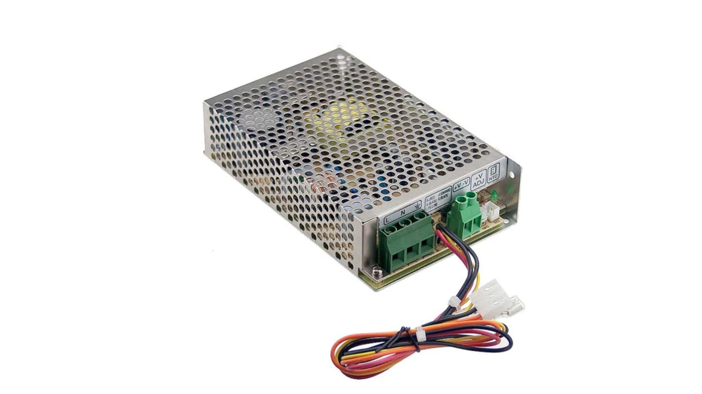 MEAN WELL Switching Power Supply, SCP-75-12RS, 13.8V dc, 5.4A, 74.5W, 1 Output, 120 → 370 V dc, 85 → 264