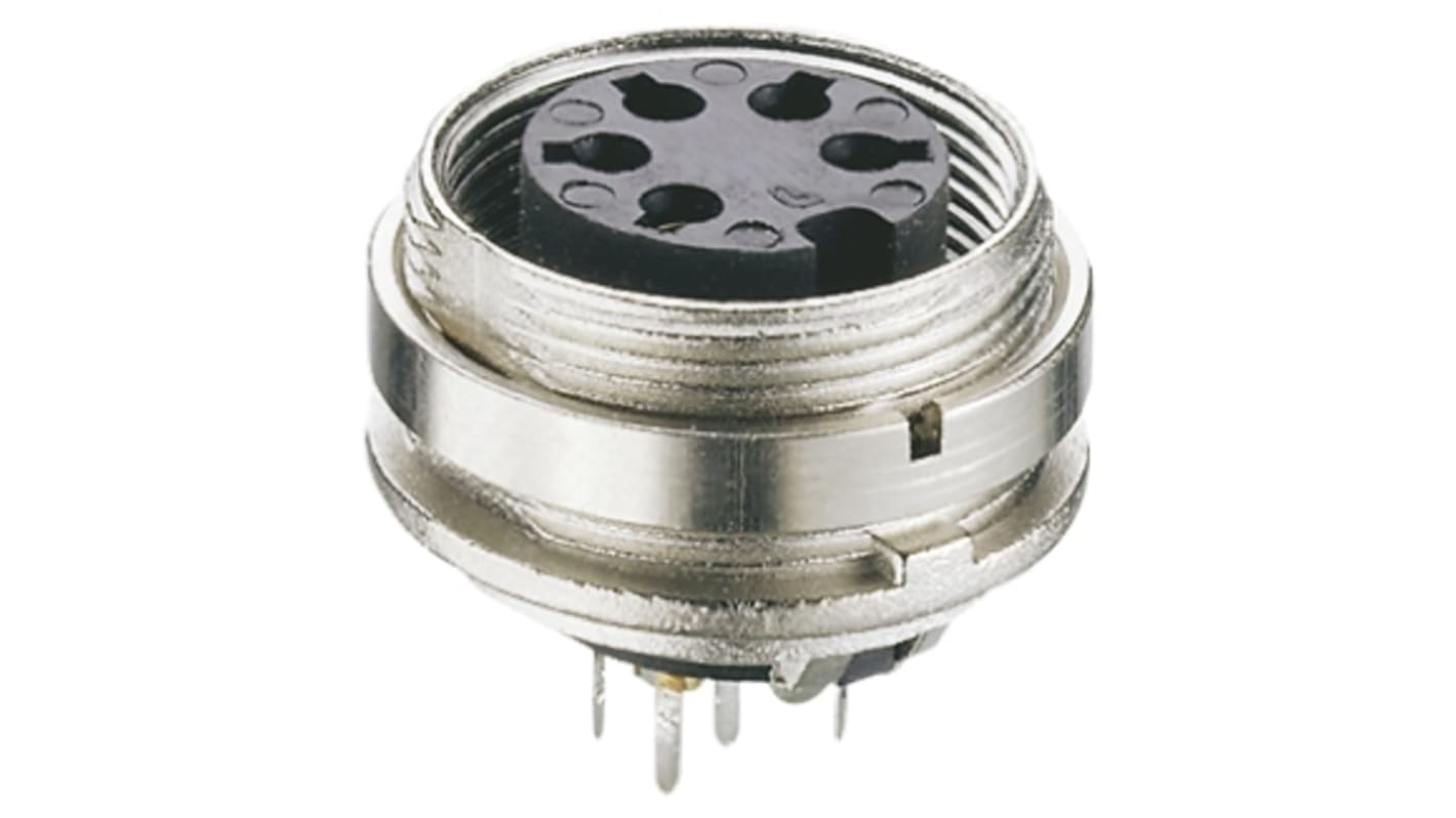 KGR 70 Lumberg, KGR 7 Pole M16 Din Socket, DIN EN 60529, 5A, 250 V ac