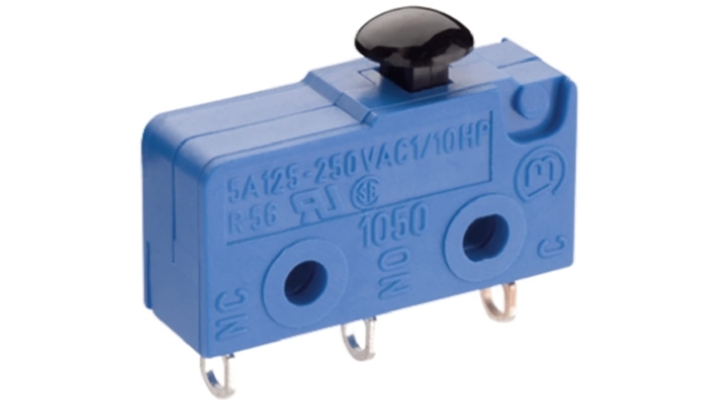 Microinterruptor, Con Forma de Seta SP-CO 5 A a 250 V ac