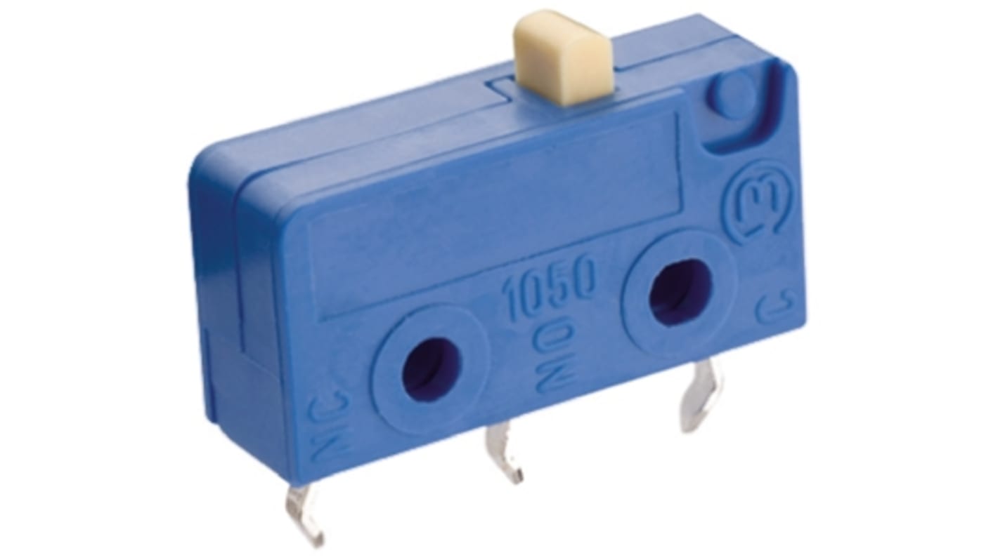 Microinterruptor, Botón SP-CO 5 A a 250 V ac