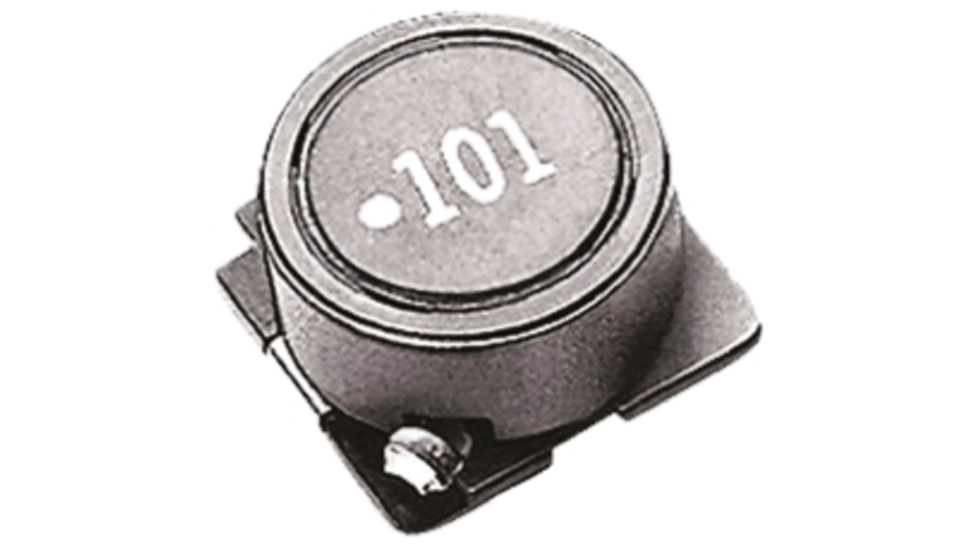 TDK, SLF Shielded Wire-wound SMD Inductor with a Ferrite Core, 100 μH ±20% Wire-Wound 1.9A Idc