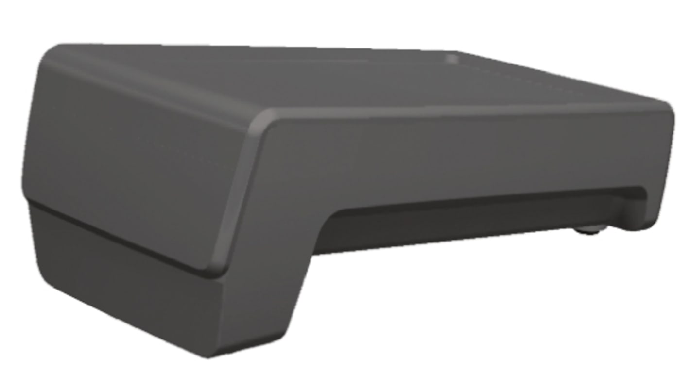 Caja de consola Bopla, serie Circum, de ABS de color Gris grafito, 74.7 x 145.3 x 34mm