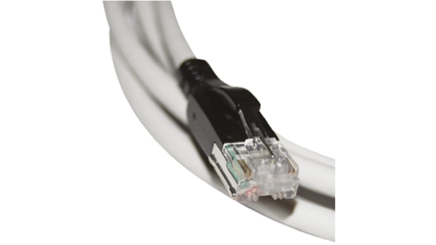 Bel-Stewart Cat5e Ethernet Cable, Unshielded, Grey, 7m