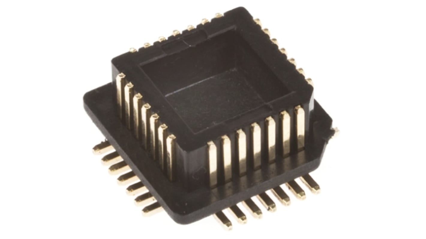 Winslow Right Angle SMT Mount 1.27mm Pitch IC Socket Adapter, 20 Pin Male PLCC to 20 Pin Male PLCC