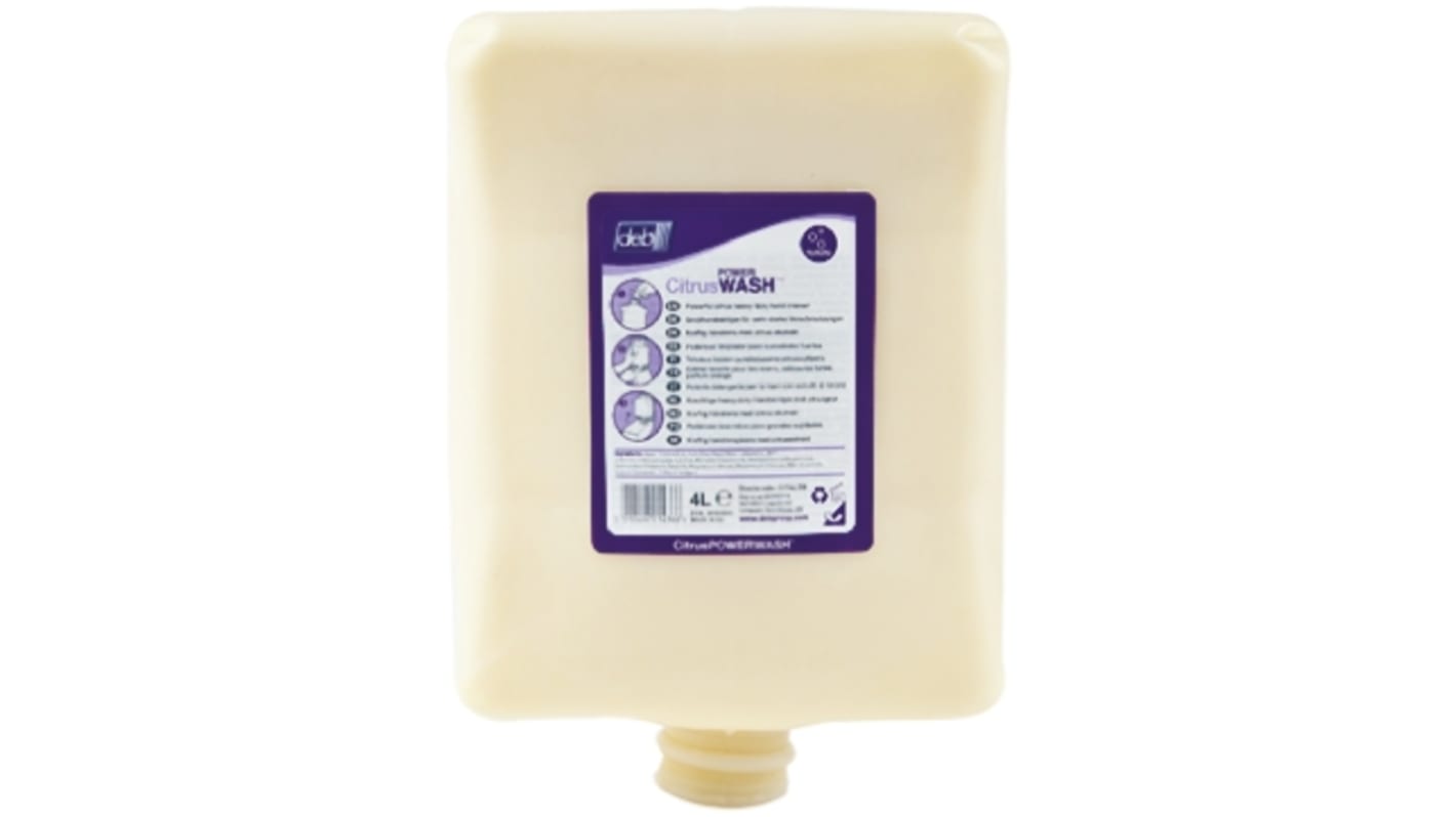 DEB Citrus Citrus Power Wash Hand Soap - 4 L Cartridge