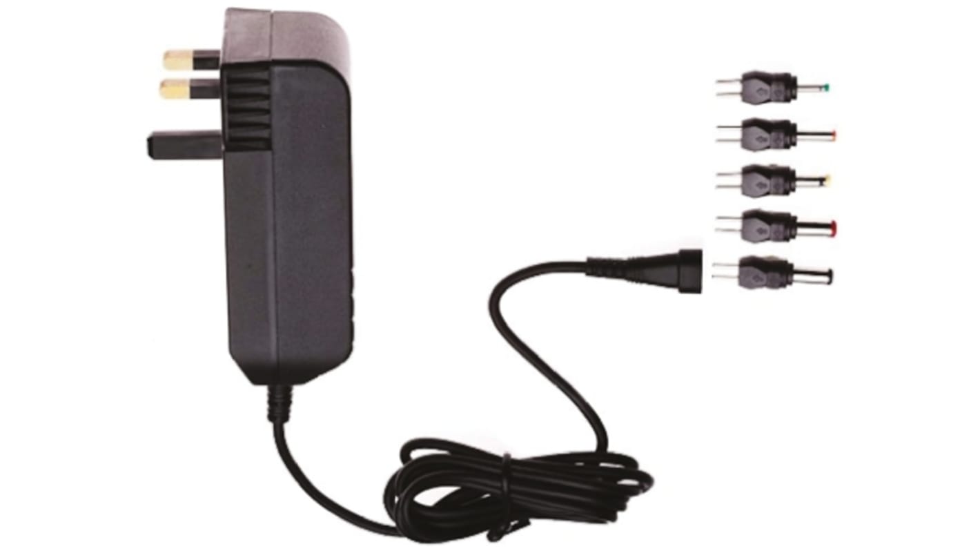 Egston 6V dc AC/DC-adapter, Switch-mode strømforsyning, 3A, 18W, Britisk stik