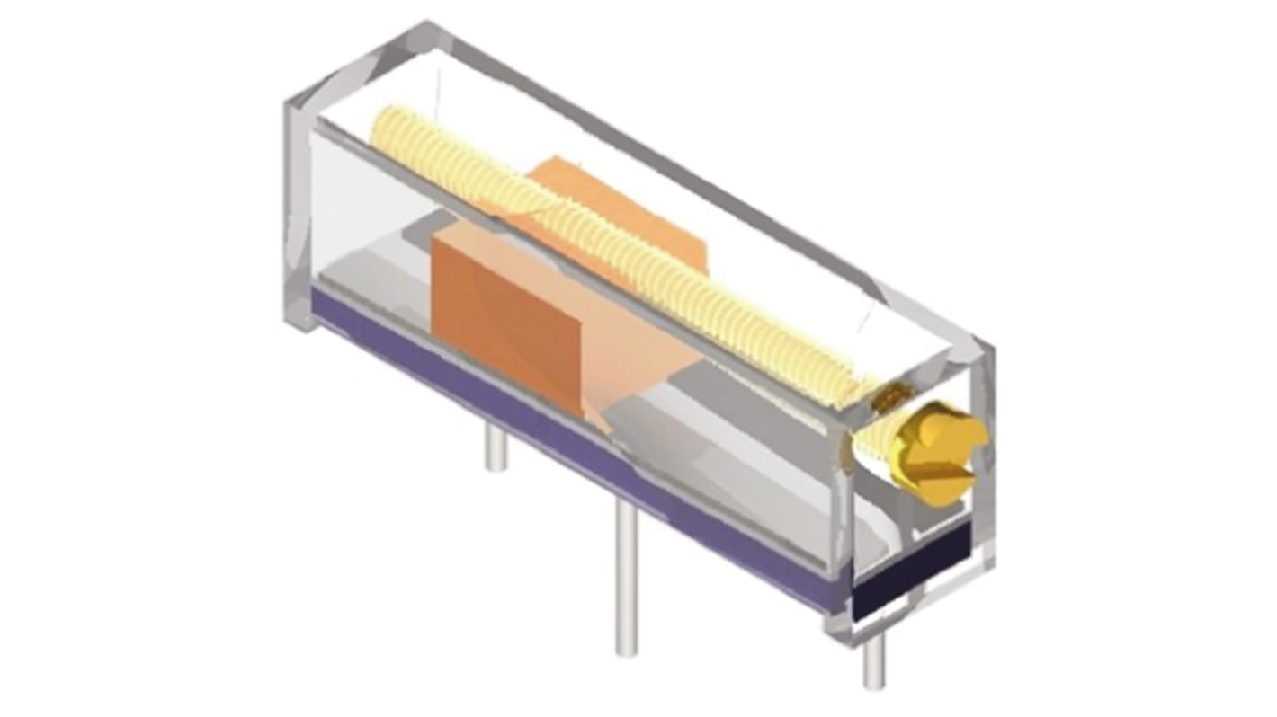 Potenciómetro para PCB Bourns serie 3006, 200Ω máximo, ±10%, ±100ppm/°C, 0.75W, vueltas: 15, Montaje en orificio pasante