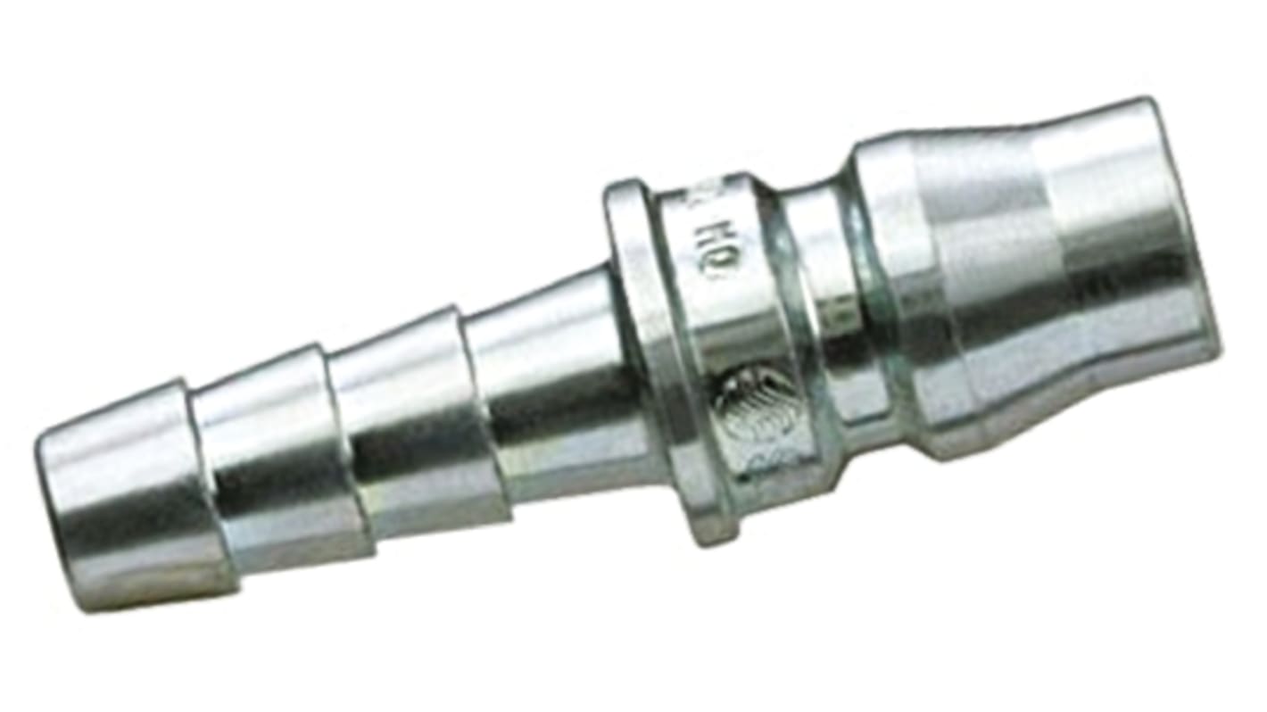 SMC Structural Steel Male Pneumatic Quick Connect Coupling, 12mm Hose Barb
