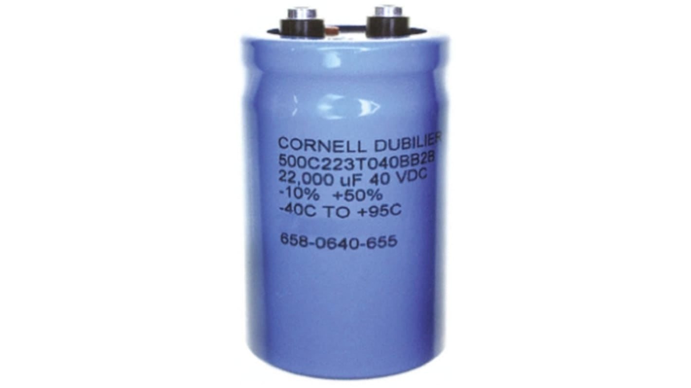 Kondensator 3700μF 450V dc THT Cornell-Dubilier roztaw: 31.75mm 76.2 (Dia.) x 142.88mm